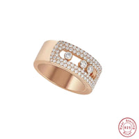 ذهب وردي مرصع