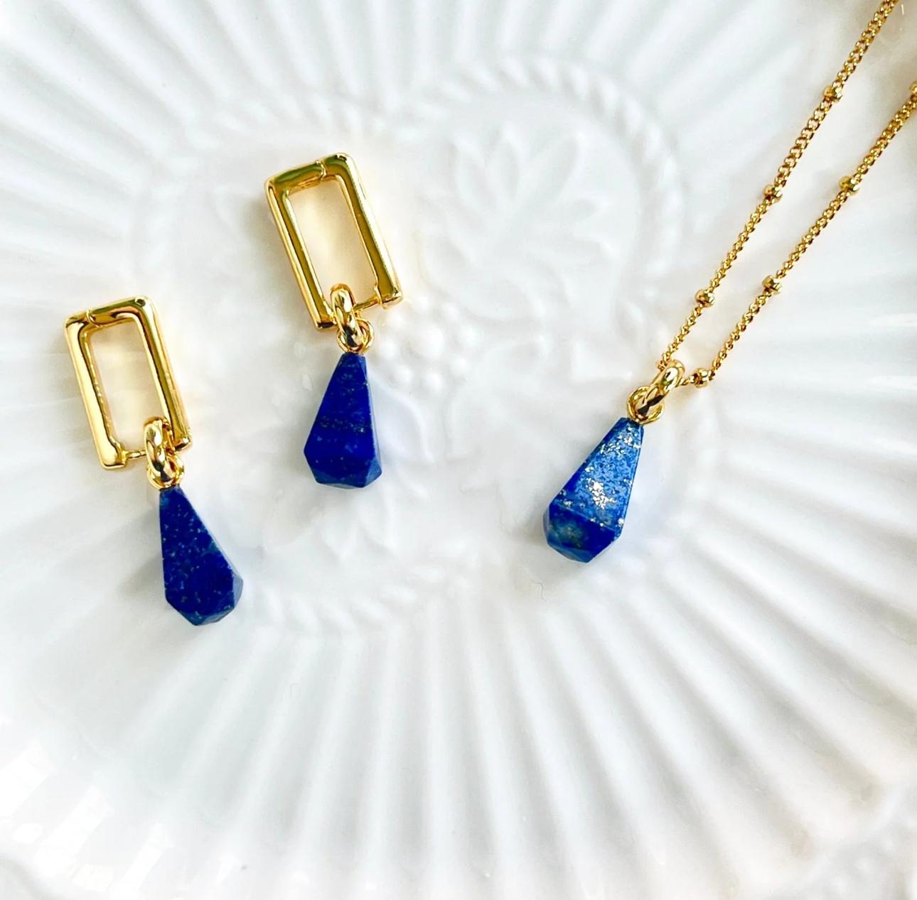 Azurielle — Raw Lapis Elegance