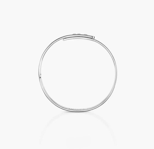 Move Noa Bangle | 18K Gold & Triple Floating Zircon