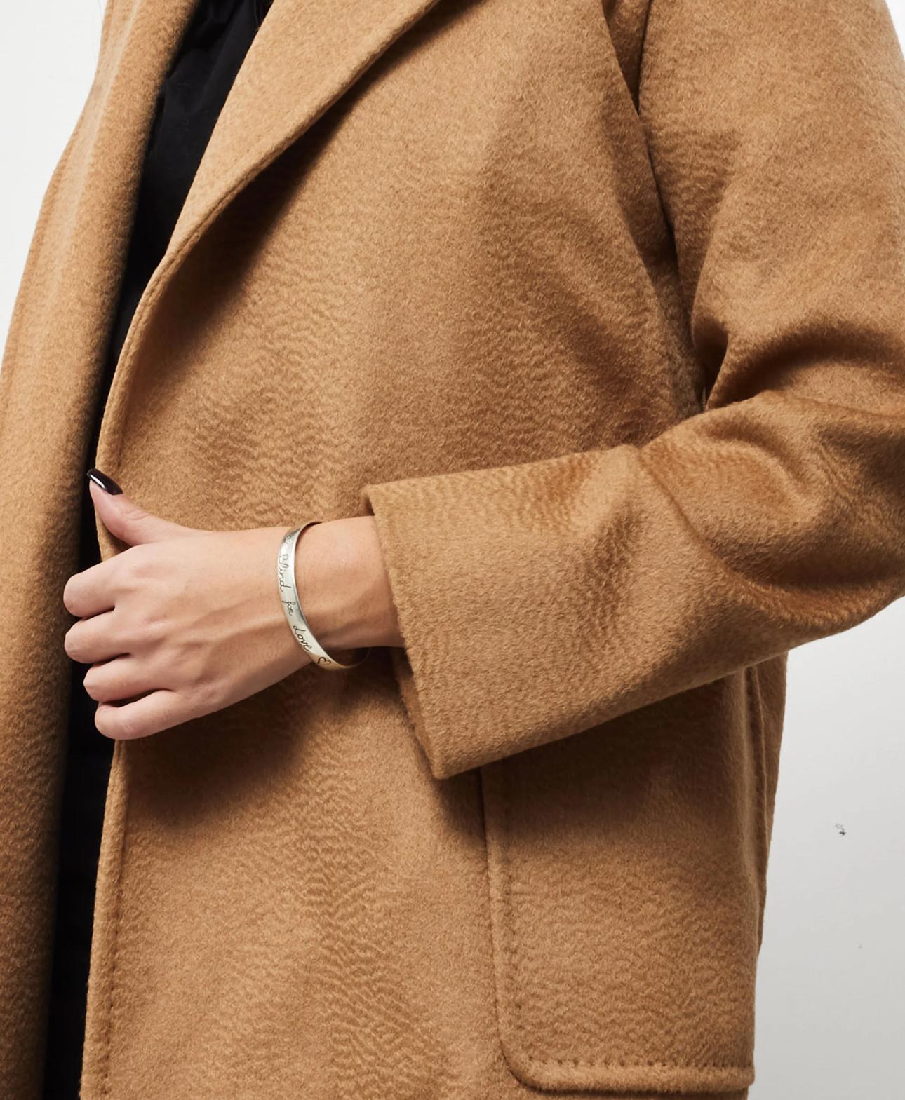 Blind For Love bangle — Oxidized İtalyan 925 Silver