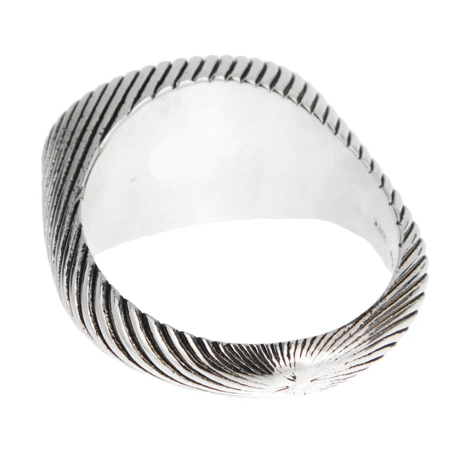 Evolaro — Oxidized Silver Spiral