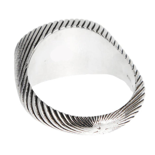 Evolaro — Oxidized Silver Spiral