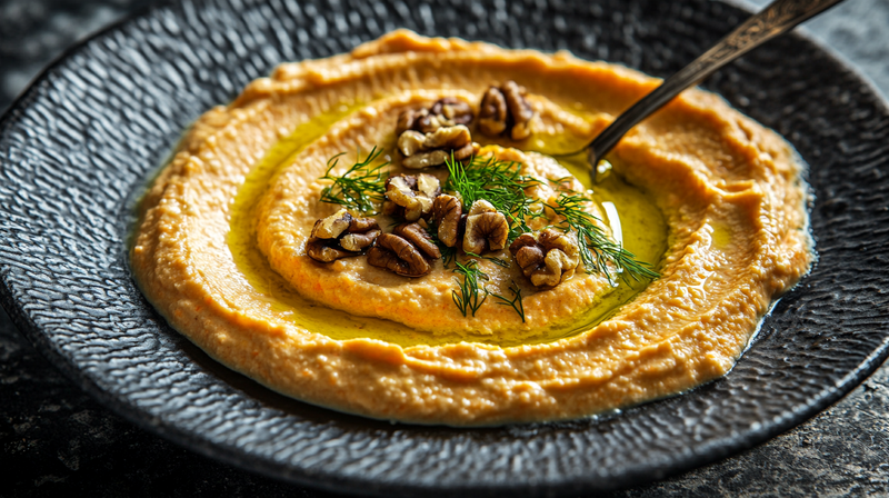 Sauteed Carrot & Walnut Tarator