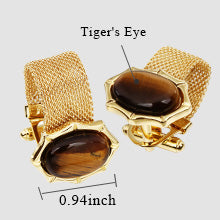 Luxcaton | Gold-Tone with Cat’s Eye Stone