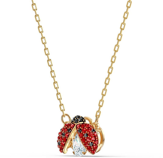 Coccinella Set | Swarovski Ladybug in Italian 925 Silver