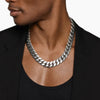 Curb Chain Necklace  | Handcrafted in Italian 925 Silver